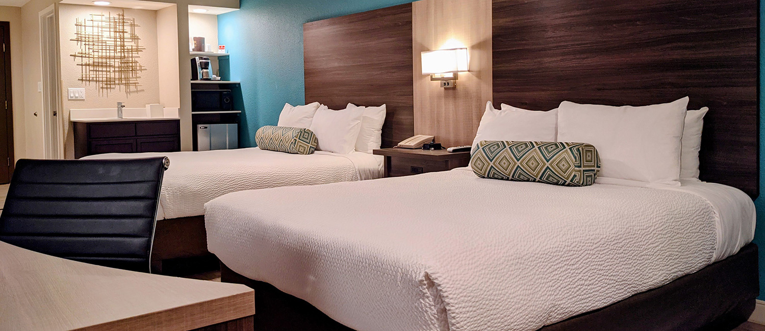 Large Newly Remodeled Guest Rooms Are Perfect For Families