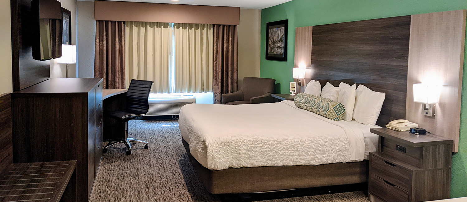 Remodeled Guest Rooms With King Size Beds